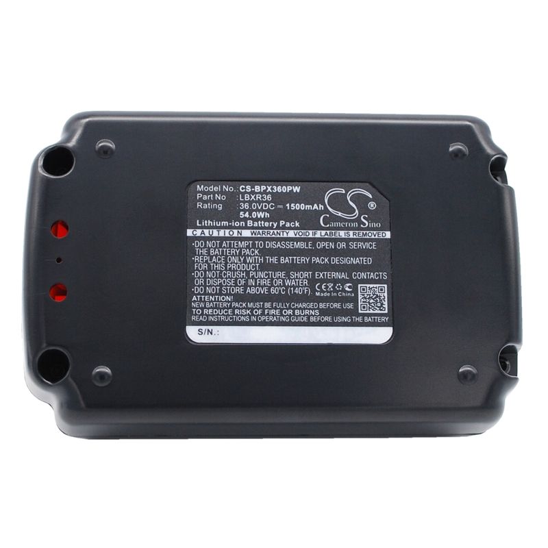 Li-ion Battery Fits Black & Decker, Cst1200, Cst800, Lht2436 36.0v, 1500mah Power Tools Cameron Sino Technology Limited