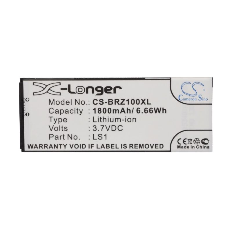 Li-ion Battery Fits Blackberry, Bbstl100-4, Bbstl100-4w, Laguna 3.7v, 1800mah Mobile & SmartPhone Cameron Sino Technology Limited