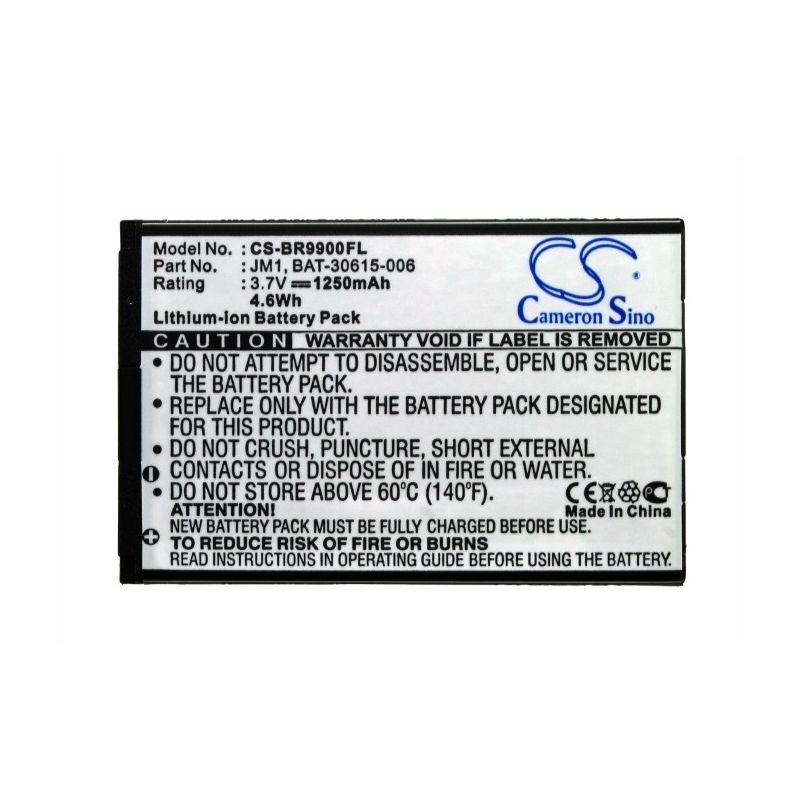 Li-ion Battery Fits Blackberry, Bellagio, Bold 9790, Bold 9900 3.7v, 1250mah Mobile & SmartPhone Cameron Sino Technology Limited