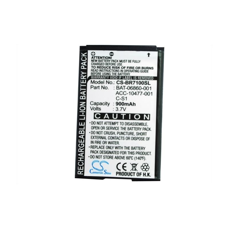 Li-ion Battery Fits Blackberry,7100, 7100g, 7100i 3.7v, 900mah Mobile & SmartPhone Cameron Sino Technology Limited