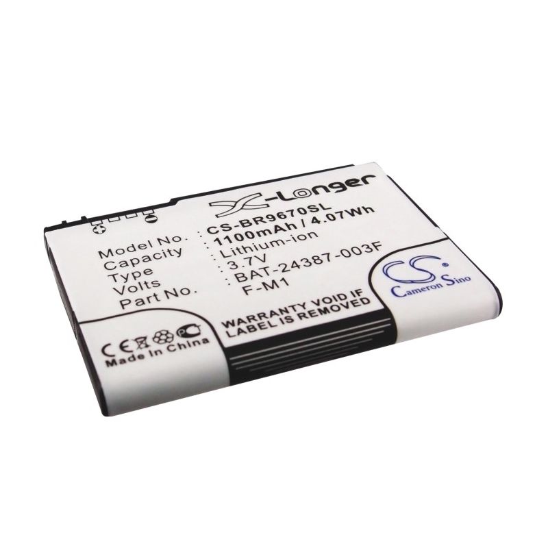 Li-ion Battery fits Blackberry,9670, oxford, pearl 2 3.7V, 1100mAh Mobile & SmartPhone Cameron Sino Technology Limited