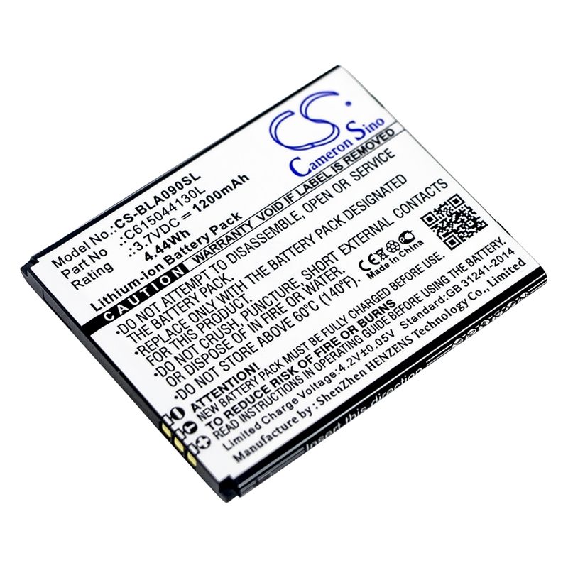 Li-ion Battery fits Blu, a090l, a090u, advance 4.0 m 3.7V, 1200mAh Mobile & SmartPhone Cameron Sino Technology Limited