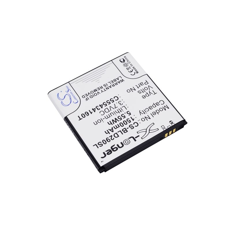 Li-ion Battery fits Blu, amour, d290, d290i 3.7V, 1500mAh Communications Cameron Sino Technology Limited (Suspended)