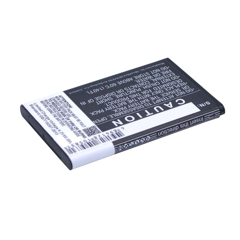 Li-ion Battery fits Blu, aria, jenny ii, jenny tv 2.8 3.7V, 900mAh Mobile & SmartPhone Cameron Sino Technology Limited