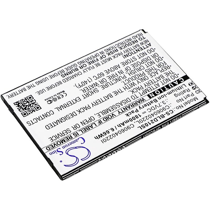 Li-ion Battery fits Blu, d210, d210l, d210u 3.7V, 1800mAh Communications Cameron Sino Technology Limited (Suspended)