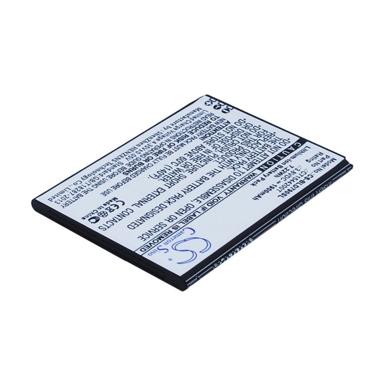 Li-ion Battery Fits Blu, D790, D790l, D790u 3.8v, 1900mah Mobile & SmartPhone Cameron Sino Technology Limited