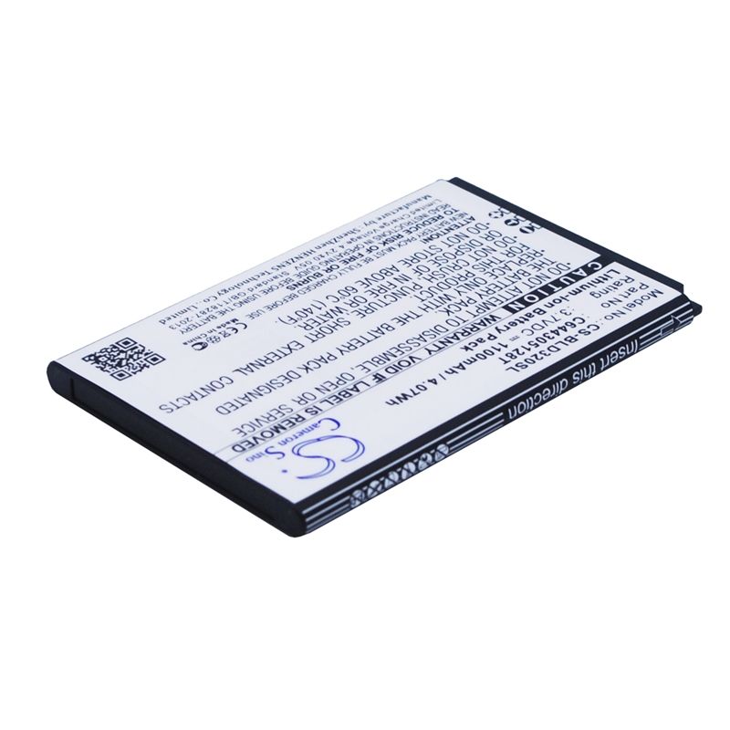 Li-ion Battery fits Blu, dash 3.2 3.7V, 1100mAh Mobile & SmartPhone Cameron Sino Technology Limited
