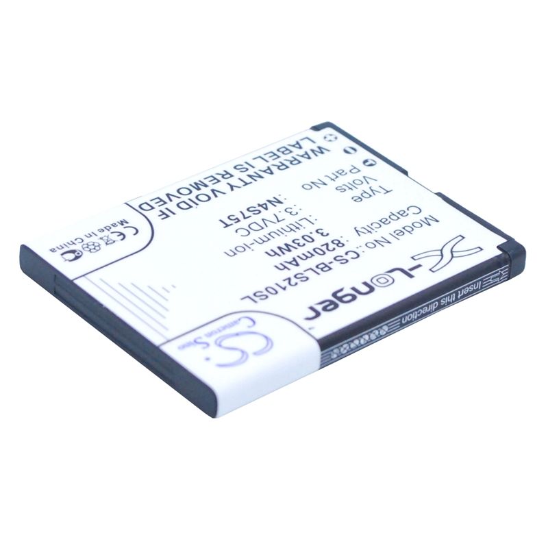 Li-ion Battery fits Blu, deejay ii, deejay touch, lindy 3.7V, 820mAh Mobile & SmartPhone Cameron Sino Technology Limited