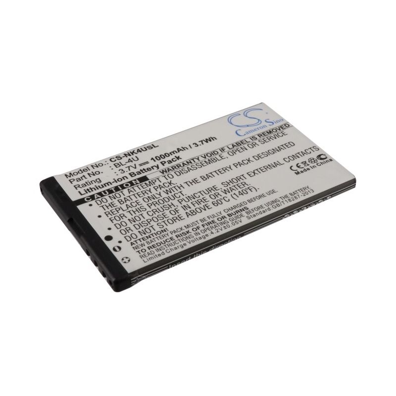 Li-ion Battery fits Blu, ez2go, manta, 4091s 3.7V, 1000mAh Mobile & SmartPhone Cameron Sino Technology Limited