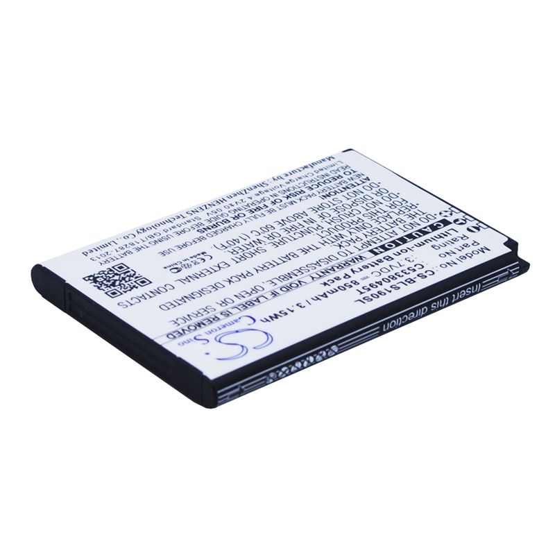 Li-ion Battery fits Blu, hero, s180, s190 3.7V, 850mAh Mobile & SmartPhone Cameron Sino Technology Limited
