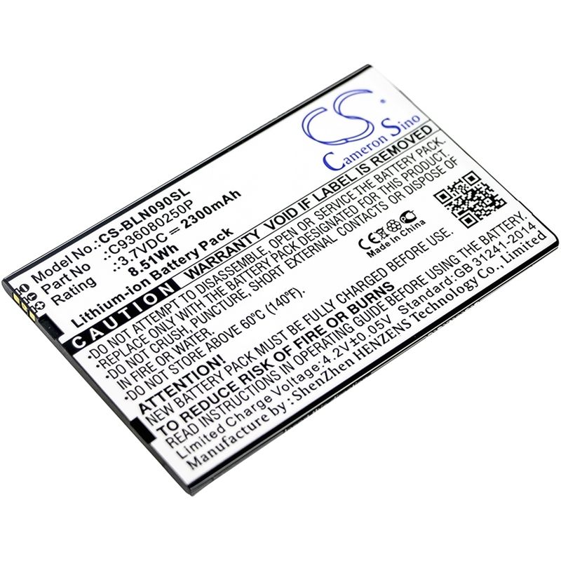 Li-ion Battery fits Blu, n090u, neo x plus 3.7V, 2300mAh Mobile & SmartPhone Cameron Sino Technology Limited