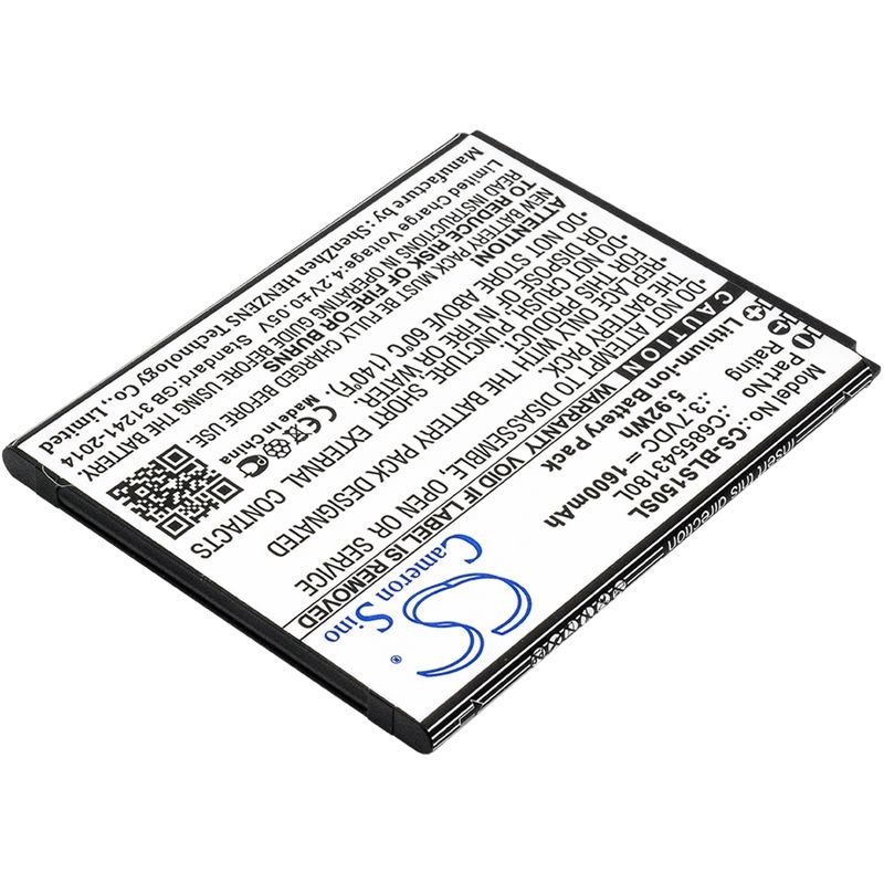 Li-ion Battery Fits Blu, S0150uu, S0151uu, Studio X Mini 3.7v, 1600mah Mobile & SmartPhone Cameron Sino Technology Limited