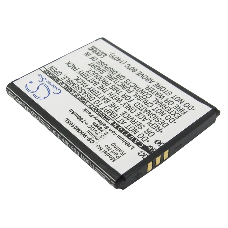 Li-ion Battery fits Blu, spark, spark s130, wiko 3.7V, 750mAh Mobile & SmartPhone Cameron Sino Technology Limited