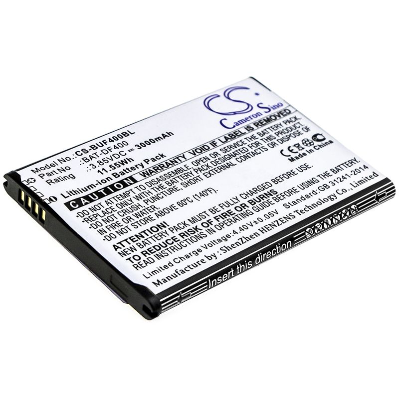 Li-ion Battery fits Bluebird, Ef400 3.85V, 3000mAh Barcode Scanner Cameron Sino Technology Limited