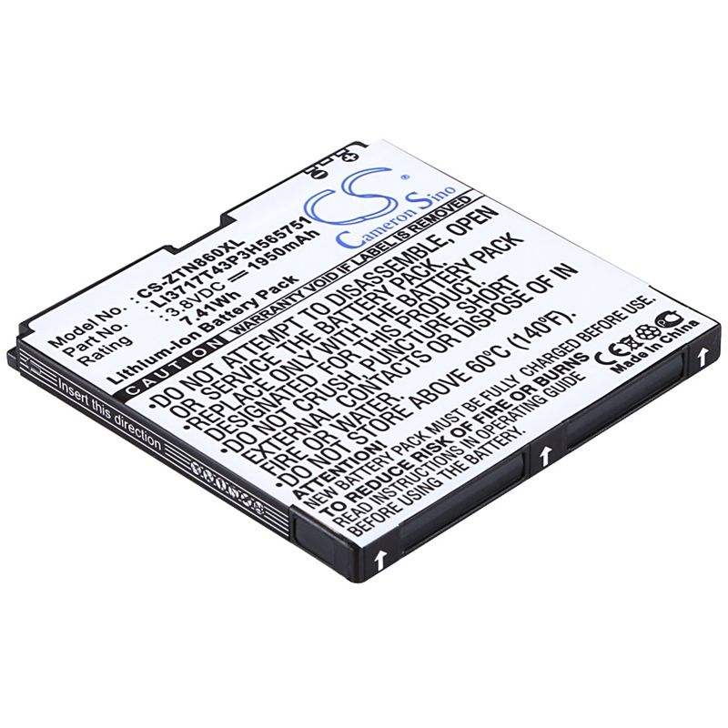 Li-ion Battery fits Boostmobile, 4g 5.0mp, n860, warp 3.8V, 1950mAh Mobile & SmartPhone Cameron Sino Technology Limited