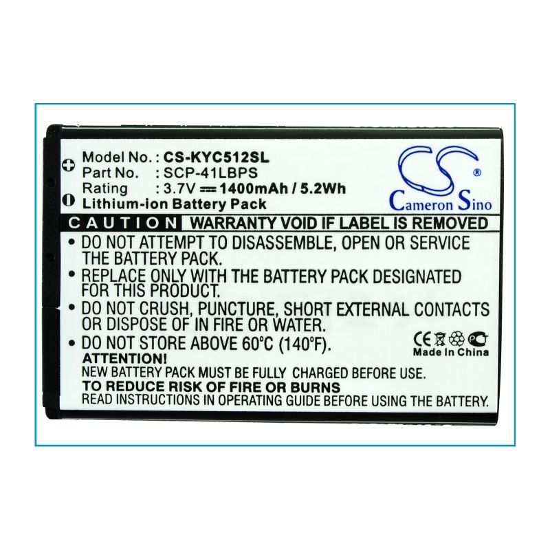 Li-ion Battery fits Boostmobile, c5120, milano, milano c5120 3.7V, 1400mAh Mobile & SmartPhone Cameron Sino Technology Limited