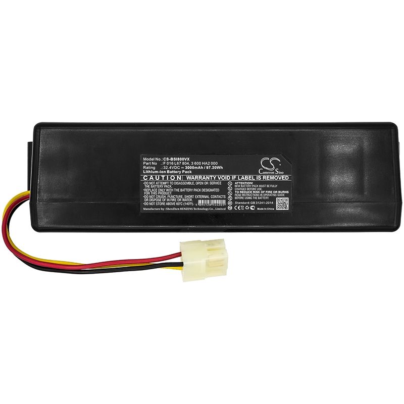 Li-ion Battery fits Bosch, Indego 1000, Indego 10c, Indego 1100 Connect 32.4V, 3000mAh Lawn Mowers Cameron Sino Technology Limited