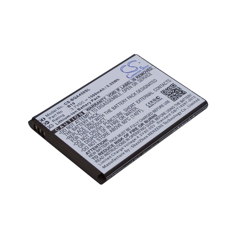 Li-ion Battery fits Bq, aquaris 4.5 3.7V, 1500mAh Mobile & SmartPhone Cameron Sino Technology Limited
