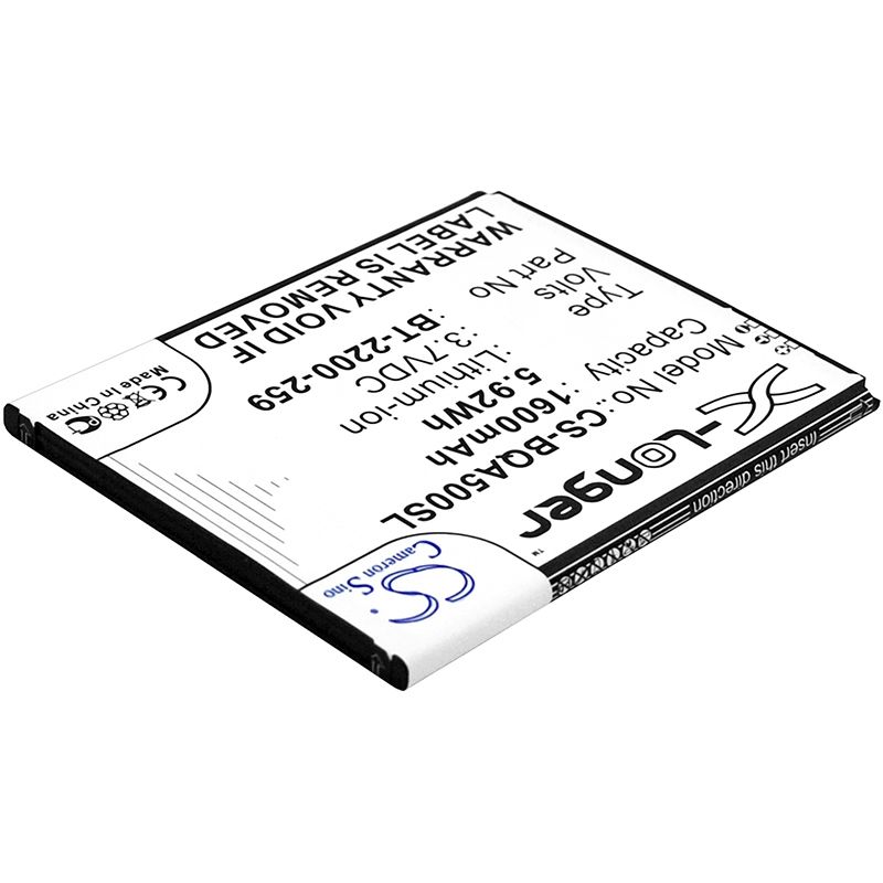 Li-ion Battery fits Bq, aquaris 5.0 3.7V, 1600mAh Mobile & SmartPhone Cameron Sino Technology Limited
