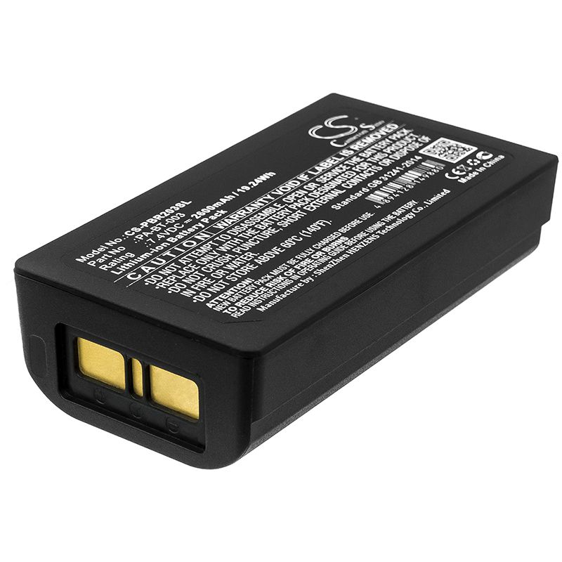 Li-ion Battery fits Brother, Rj-2030, Rj-2050 7.4V, 2600mAh Portable Printer Cameron Sino Technology Limited
