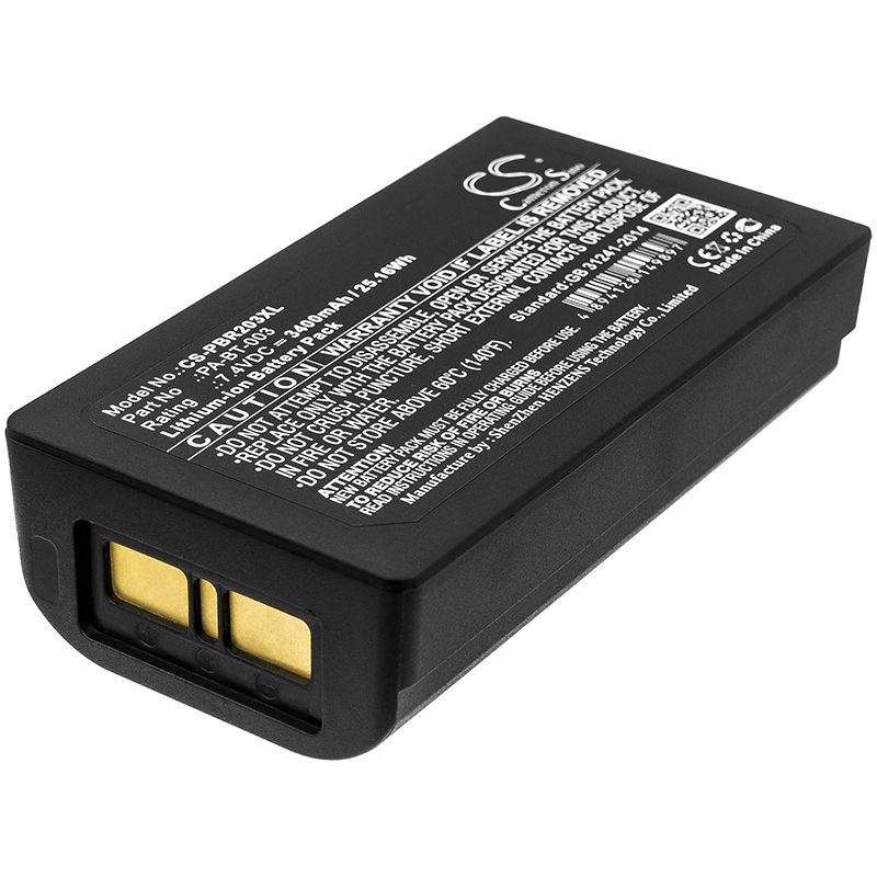 Li-ion Battery fits Brother, Rj-2030, Rj-2050 7.4V, 3400mAh Portable Printer Cameron Sino Technology Limited