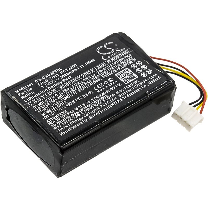 Li-ion Battery fits C-one, E-id, Xgk-c-one-e-id 3.7V, 3000mAh Barcode Scanner Cameron Sino Technology Limited