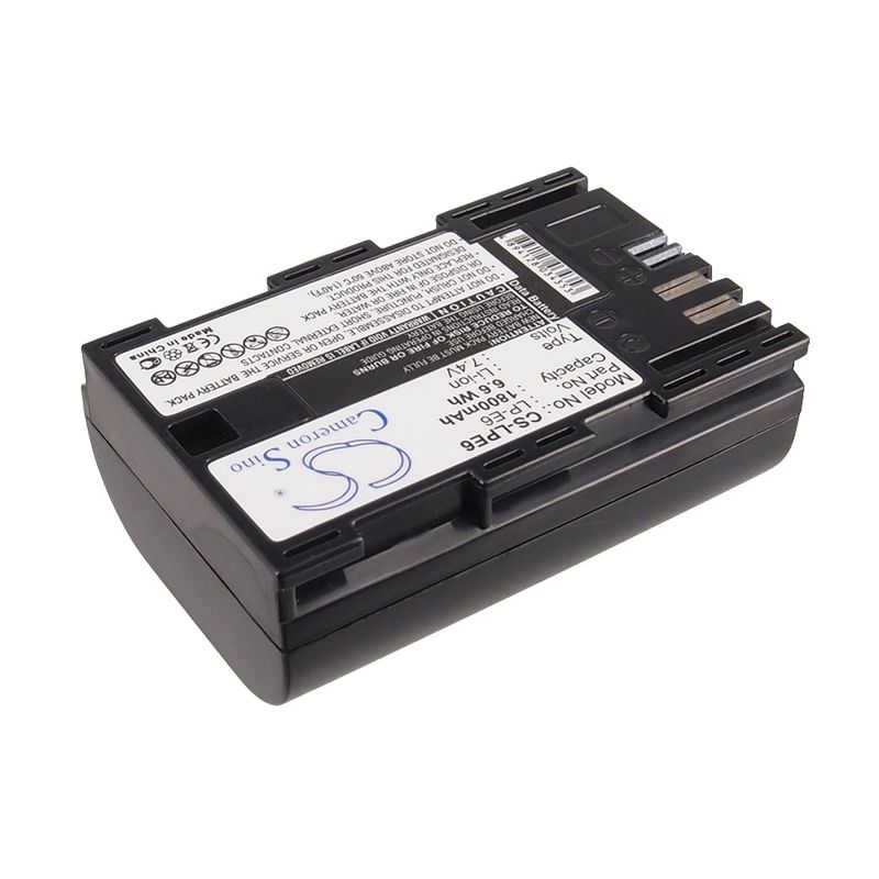 Li-ion Battery Fits Canon, 5d Mark Iii, Eos 5d Mark Ii, Eos 5d Mark Iii 7.4v, 1800mah Camera Cameron Sino Technology Limited
