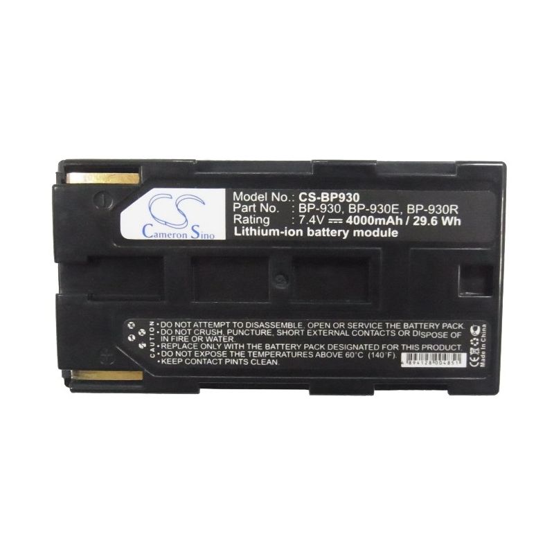 Li-ion Battery fits Canon, C2, Dm-mv1, Dm-mv10 7.4V, 4000mAh Camera Cameron Sino Technology Limited