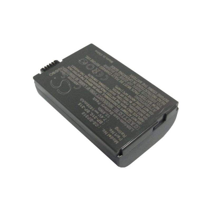 Li-ion Battery Fits Canon, Dc51, Ixy Dvm5, Mvx4i 7.4v, 1620mah Camera Cameron Sino Technology Limited