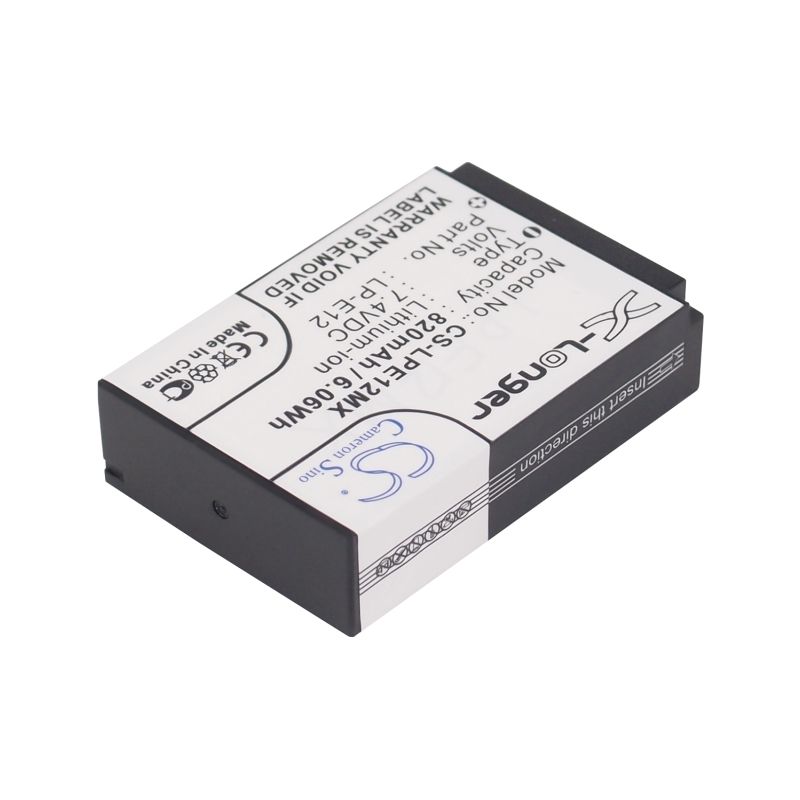 Li-ion Battery Fits Canon, Eos 100d, Eos M, Eos M2 7.4v, 820mah Camera Cameron Sino Technology Limited