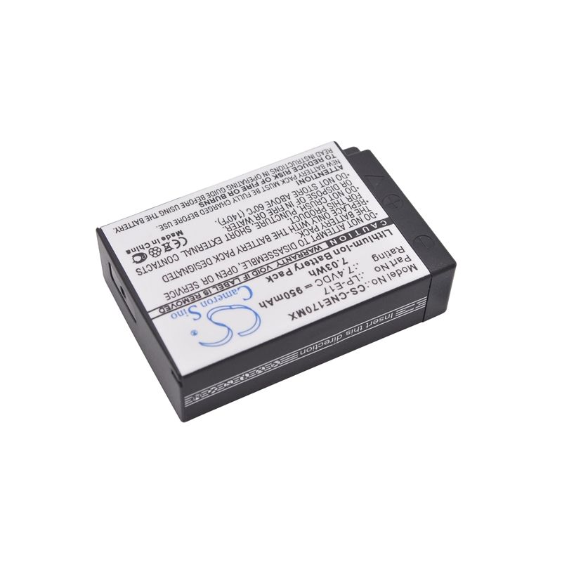 Li-ion Battery Fits Canon, Eos 200d, Eos 750d, Eos 760d 7.4v, 950mah Camera Cameron Sino Technology Limited