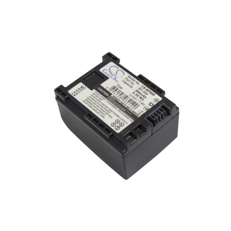 Li-ion Battery Fits Canon, Fs10 Flash Memory Camcorder, Fs100 Flash Memory Camcorder, Fs11 Flash Memory Camcorder 7.4v, 890mah Camera Cameron Sino Technology Limited