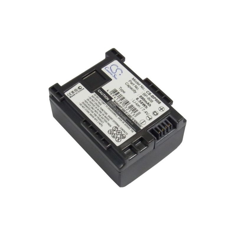 Li-ion Battery Fits Canon, Fs10, Fs100, Fs11 7.4v, 890mah Camera Cameron Sino Technology Limited
