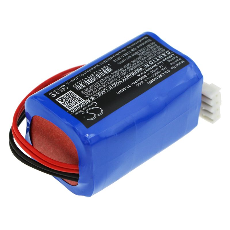 Li-ion Battery fits Carewell, Ecg-1103, Ecg-1103b 14.4V, 2600mAh Medical Cameron Sino Technology Limited