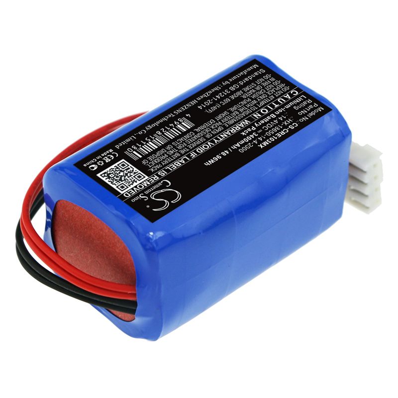Li-ion Battery fits Carewell, Ecg-1103, Ecg-1103b 14.4V, 3400mAh Medical Cameron Sino Technology Limited