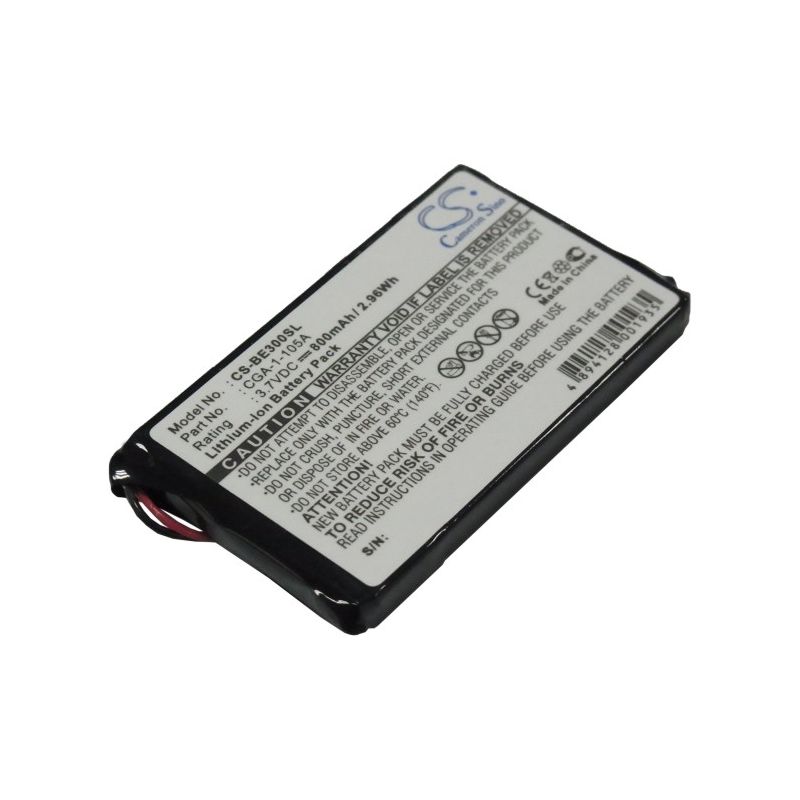Li-ion Battery fits Casio, Cassiopeia Be-300, Cassiopeia Be-500 3.7V, 800mAh PDA & Pocket PC Cameron Sino Technology Limited