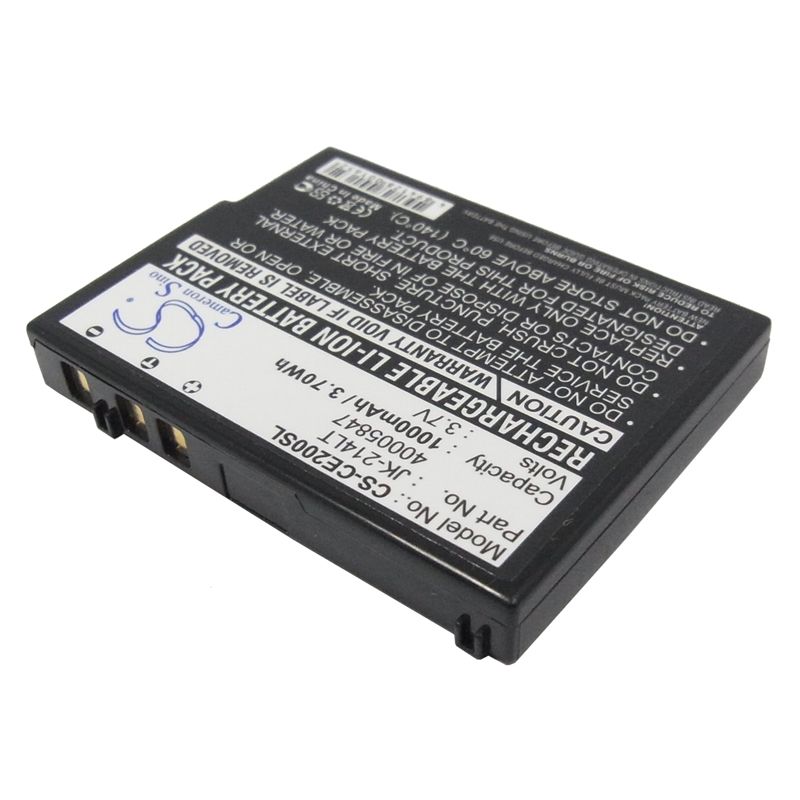 Li-ion Battery fits Casio, Cassiopeia K-835pu, Cassiopeia E-200, Cassiopeia E200g 3.7V, 1000mAh PDA & Pocket PC Cameron Sino Technology Limited