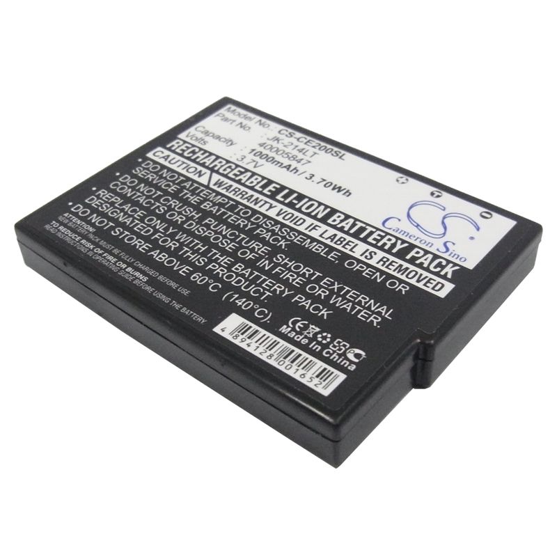 Li-ion Battery fits Casio, Cassiopeia K-835pu, Cassiopeia E-200, Cassiopeia E200g 3.7V, 1000mAh PDA & Pocket PC Cameron Sino Technology Limited
