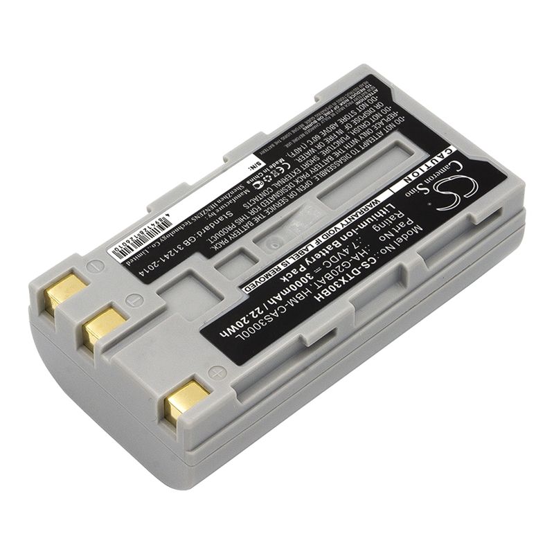 Li-ion Battery fits Casio, Dt-x30, Dt-x30g, Dt-x30gr-30c 7.4V, 3000mAh Barcode Scanner Cameron Sino Technology Limited