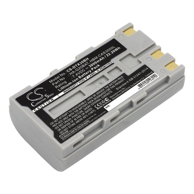 Li-ion Battery fits Casio, Dt-x30, Dt-x30g, Dt-x30gr-30c 7.4V, 3000mAh Barcode Scanner Cameron Sino Technology Limited