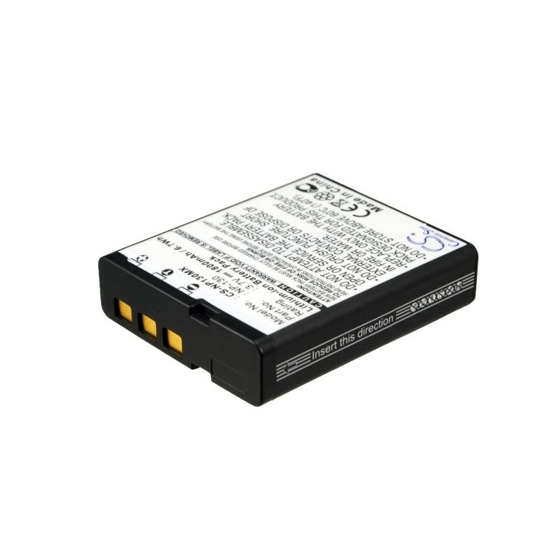 Li-ion Battery fits Casio, Exilim Ex-fc300s, Exilim Ex-h30, Exilim Ex-h30bk 3.7V, 1800mAh Camera Cameron Sino Technology Limited