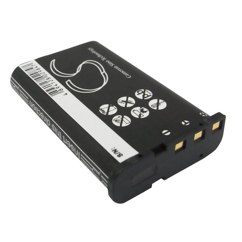 Li-ion Battery fits Casio, Exilim Ex-fh100, Exilim Ex-fh100bk, Exilim Ex-h10 3.7V, 1950mAh Camera Cameron Sino Technology Limited