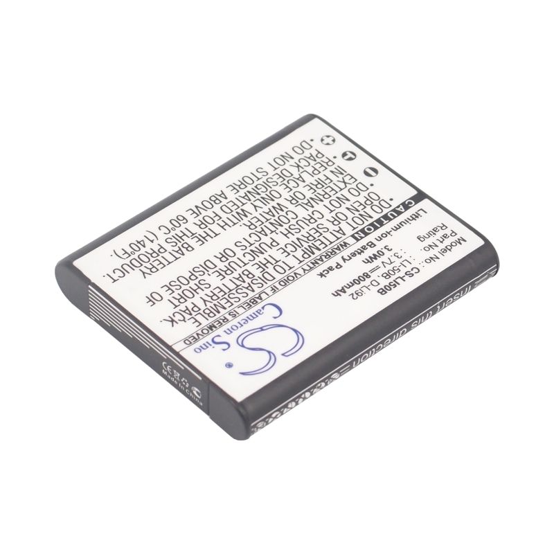 Li-ion Battery Fits Casio, Exilim Ex-tr10, Exilim Ex-tr100, Exilim Ex-tr10be 3.7v, 800mah Camera Cameron Sino Technology Limited