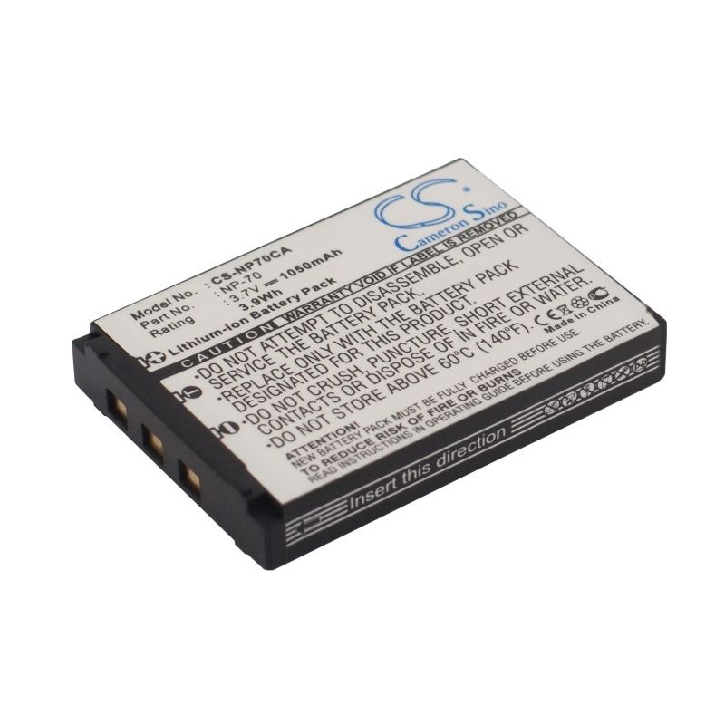 Li-ion Battery fits Casio, Exilim Zoom Ex-z150, Exilim Zoom Ex-z150bk, Exilim Zoom Ex-z150gn 3.7V, 1050mAh Home Electronics Cameron Sino Technology Limited (Suspended)