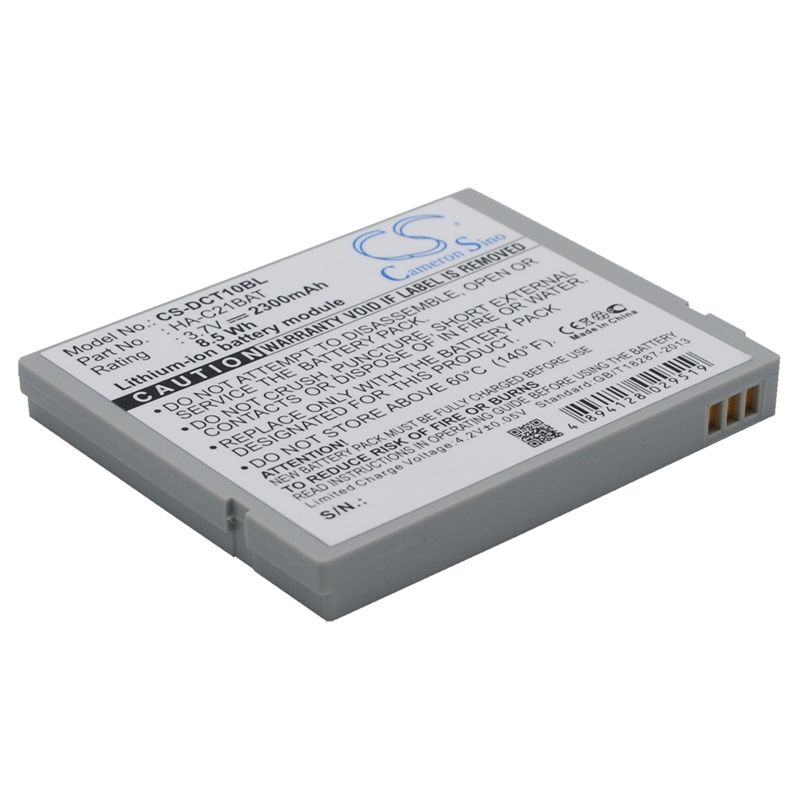 Li-ion Battery fits Casio, It10 3.7V, 2300mAh Barcode Scanner Cameron Sino Technology Limited