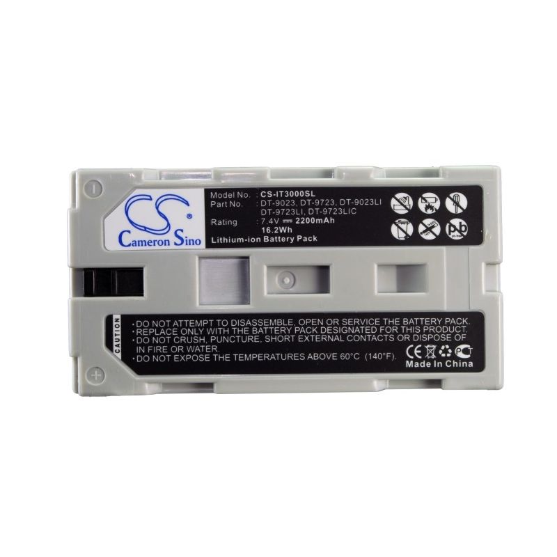 Li-ion Battery Fits Casio, It2000, It-2000, It-2000d30e 7.4v, 2200mah Barcode Scanner Cameron Sino Technology Limited