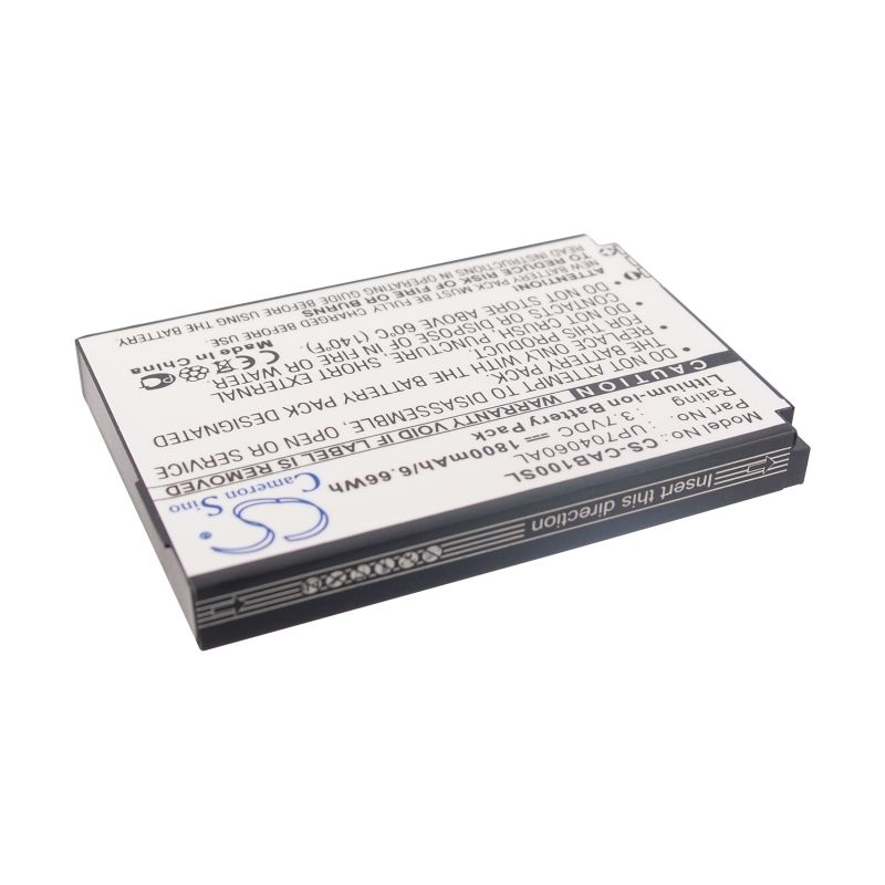 Li-ion Battery fits Cat, b10 3.7V, 1800mAh Mobile & SmartPhone Cameron Sino Technology Limited