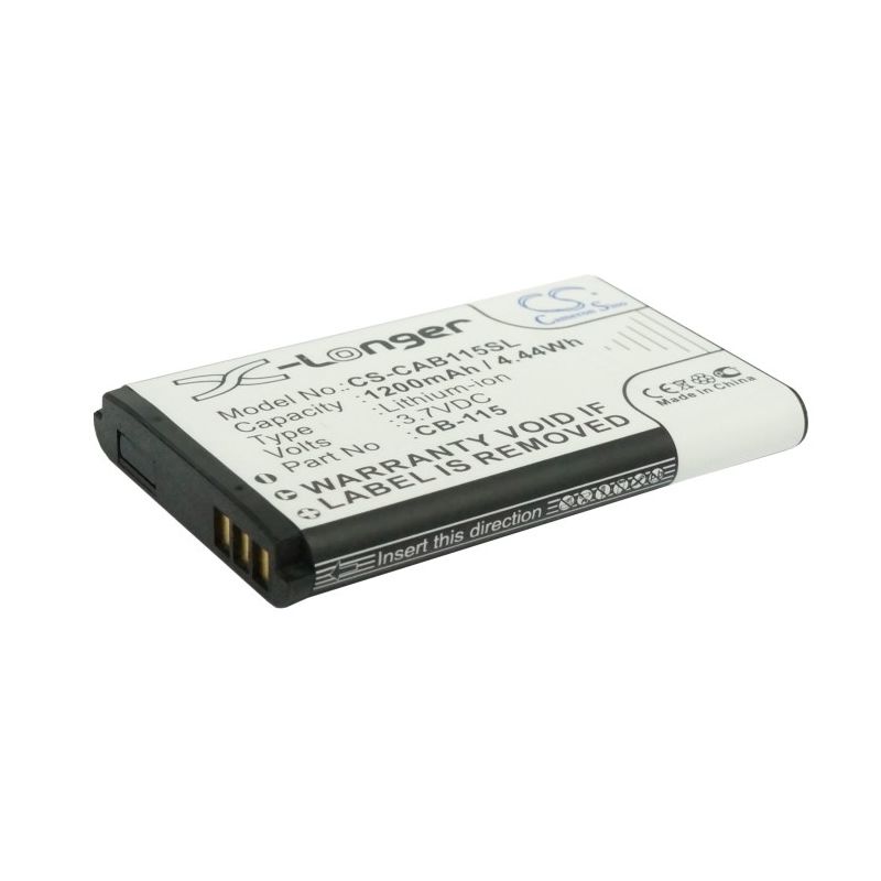 Li-ion Battery fits Cat, b100 3.7V, 1200mAh Mobile & SmartPhone Cameron Sino Technology Limited