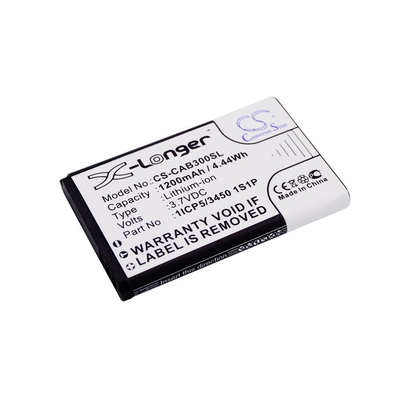 Li-ion Battery Fits Cat, B30, Manta, Ms1701 3.7v, 1200mah Mobile & SmartPhone Cameron Sino Technology Limited