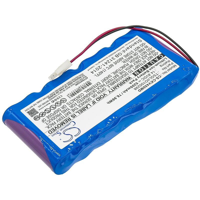 Li-ion Battery fits Charter Kontron, Vitalogik 4500, Charter Kontron 14.8V, 5200mAh Medical Cameron Sino Technology Limited